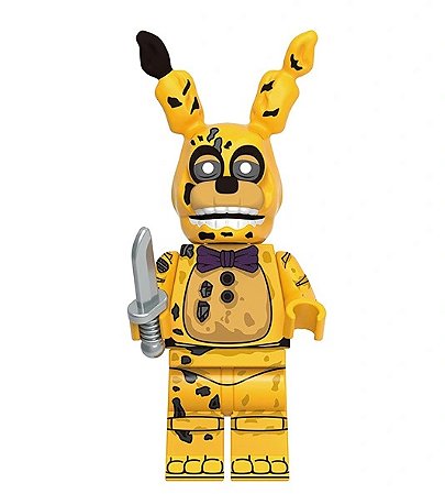 Boneco Bloco de Montar Springtrap Bonnie Five Nights at Freddy's