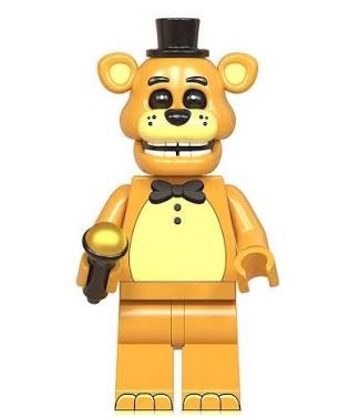 Boneco Bloco de Montar Golden Freddy Five Nights at Freddy's
