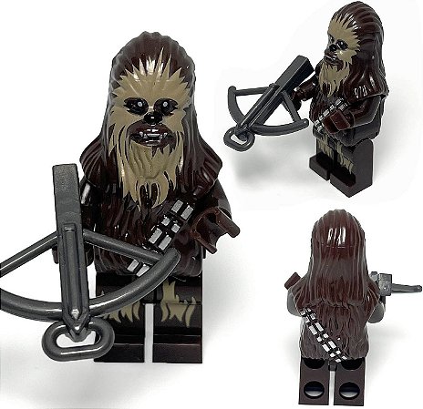 Boneco Bloco de Montar Chewbacca Star Wars