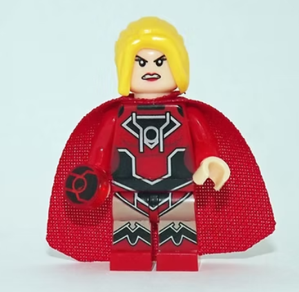 Boneco Bloco de Montar Red Lanterna Supergirl