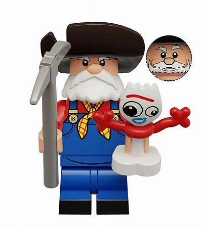 Boneco Bloco de Montar Stinky Peter - Garimpeiro Toy Story