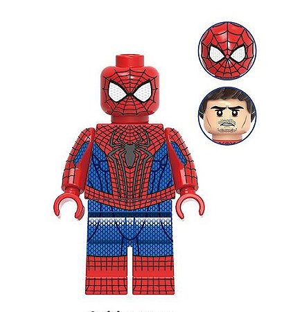 Boneco Bloco de Montar Incrivel Spider-Man Marvel