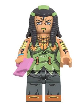 Boneco Bloco de Montar JoJo's Bizarre Adventure – Ermes Costello