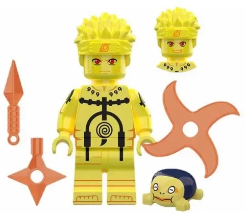 Boneco Bloco de Montar Naruto Uzumaki Hashirama