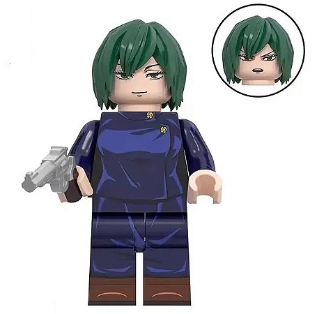 Boneco Bloco de Montar Mai Zenin Jujutsu Kaisen