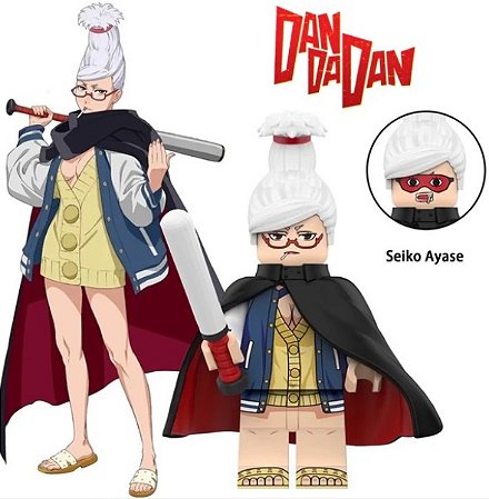 Boneco Bloco de Montar Avó de Momo Seyko Ayase Dan da Dan