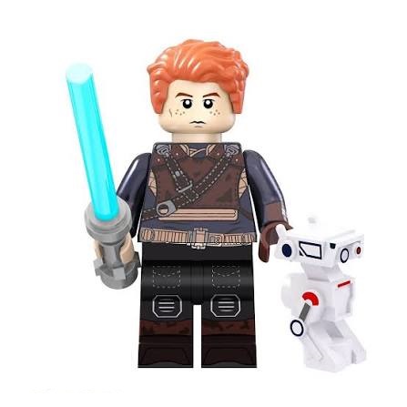 Boneco Bloco Montar Cal Kestis – BD-1 Star Wars