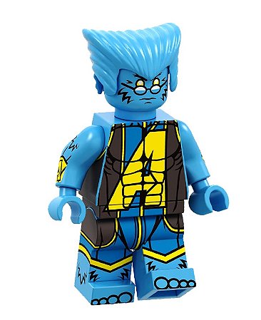Boneco Bloco Montar Fera versão Vingadores X-men