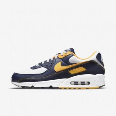 Tênis Nike Air Max 90 Essential Azul e Branco