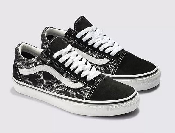 WMNS TÊNIS VANS OLD SKOOL FLAME - GHETTO Sneakers