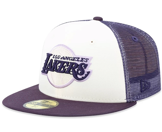 BONÉ NEW ERA 59FIFTY TRUCKER "LOS ANGELES - LAKERS"