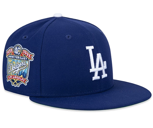 BONÉ NEW ERA 59FIFTY "DODGERS - WORLD SERIES 1958/1998 40th"