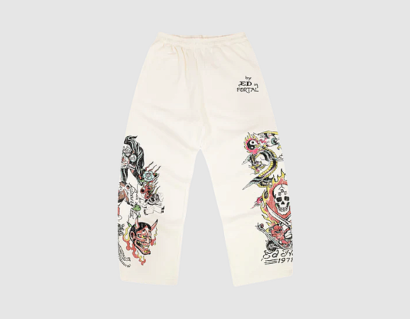 CALÇA MOLETOM ED HARDY x MATUÊ "FORTAL"