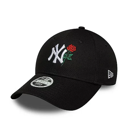 BONÉ NEW ERA 9FORTY "NEW YORK YANKEES - FLOWER" FEMININO