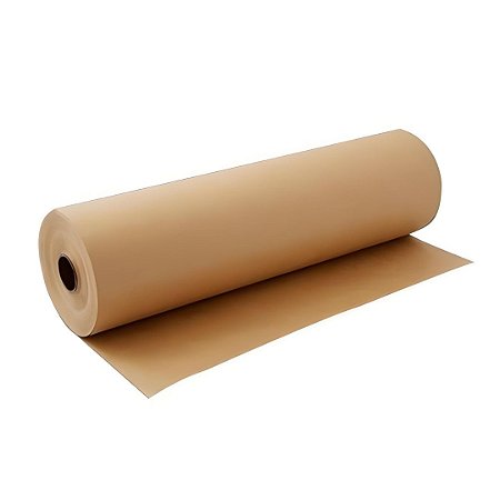 Bobina De Papel Semi Kraft Pardo 60cm X 50m Uso Geral
