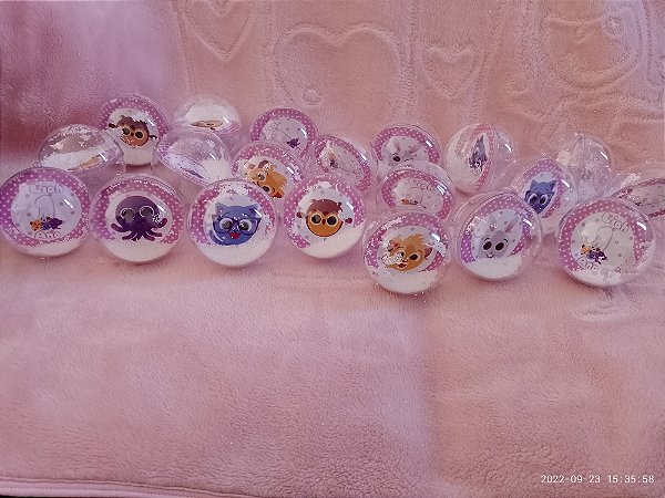 Bola acrílica personalizada