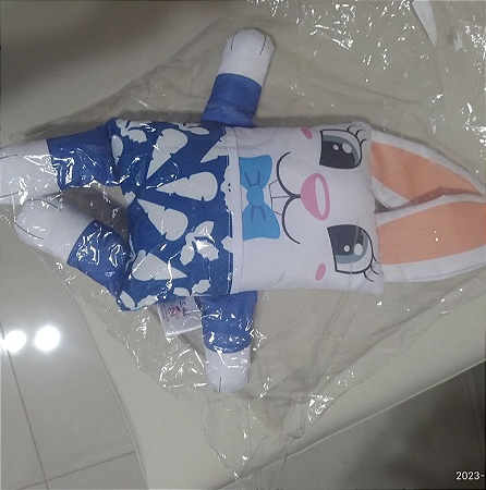 Mini naninha coelho com bolsinho