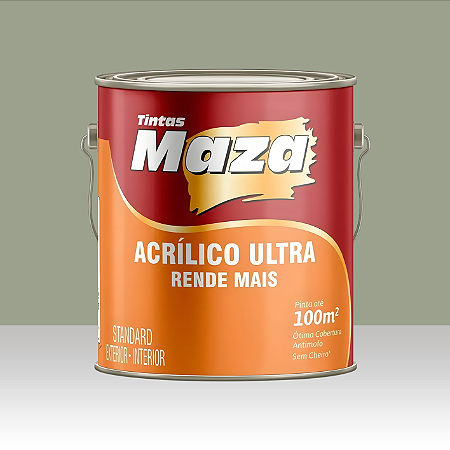 Tinta Acrílico Ultra Maza (cores escuras) - 3,6 litros