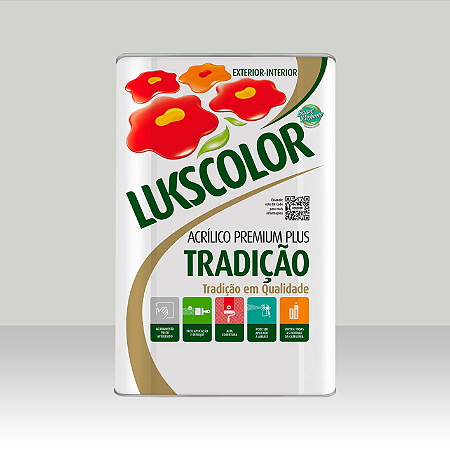 Tinta Lukscolor Acrílico Premium (tons de cinza) - 18 litros