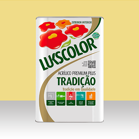 Tinta Lukscolor Acrílico Premium - 18 litros