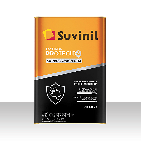 Tinta Suvinil Fachada Protegida Super Cobertura - 18 litros