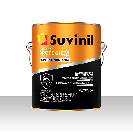 Tinta Suvinil Fachada Protegida Super Cobertura - 3,6 litros