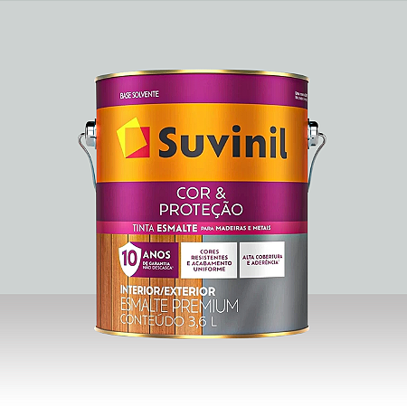 Tinta Suvinil Cor & Proteção (Base Solvente - Brilhante) - 3,6 litros