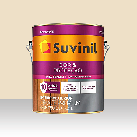 Tinta Suvinil Cor & Proteção (Base Solvente - Brilho/Acetinado) - 3,6 litros