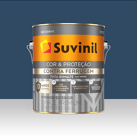 Tinta Suvinil Cor & Proteção Contra Ferrugem - 3,6 litros
