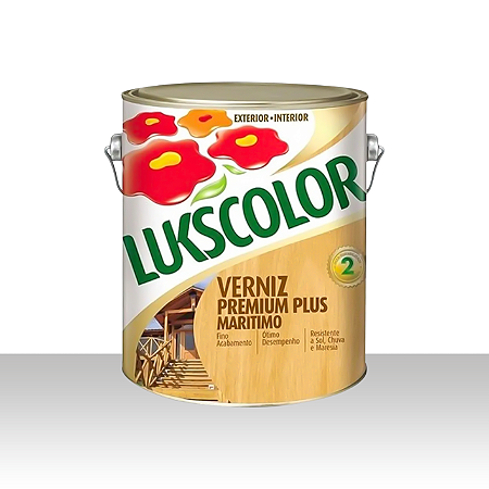 Lukscolor Verniz Marítimo Premium Plus - 3,6 litros