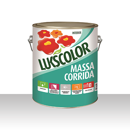 Massa Corrida Lukscolor - 3,6 litros