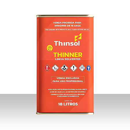 Thinner Thinsol (ref. 280) - 18 litros