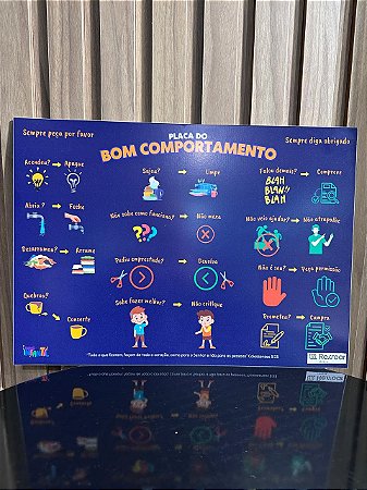 Placa do bom comportamento