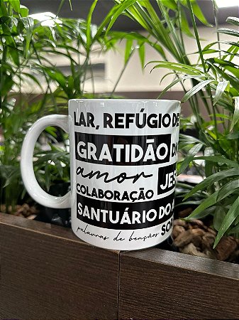 Caneca de Porcelana - Experiência do lar