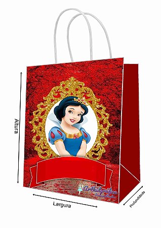 Sacola de Papel Personalizada Braca  de Neve