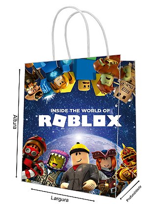 Roblox Sacola Personalizada Grande Pronta Entrega