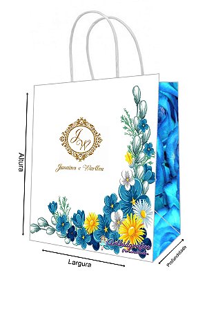 Sacola de Papel Personalizada Casamento