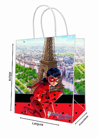 Sacola de Papel Personalizada LadyBug