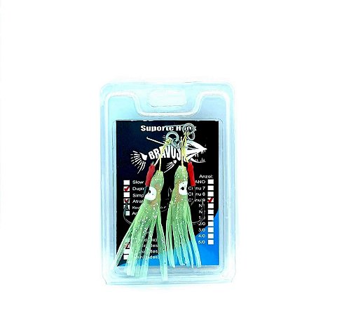 Micro Suporte Hook Duplo (Chinu 9) com Lula Atrativa (2 Uni)