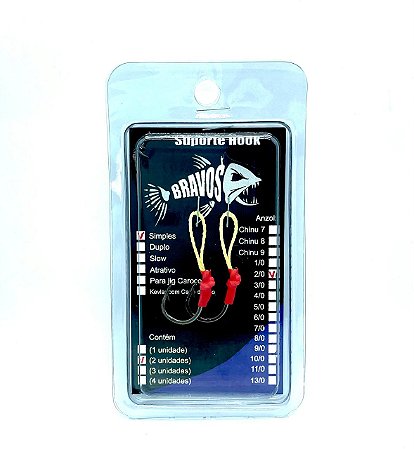 Suporte Hook 2/0 Simples (2 unidades)