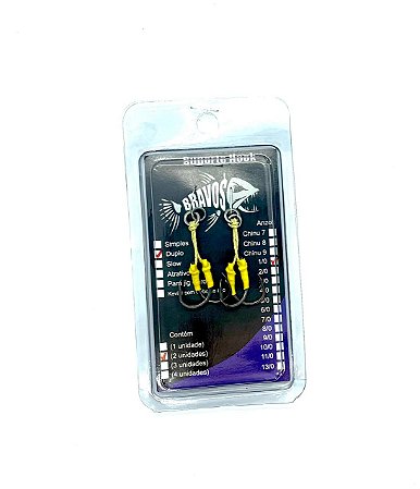 Suporte Hook 1/0 Duplo (2 unidades)