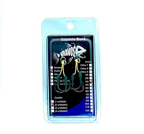 Suporte Hook 3/0 Duplo (2 unidades)