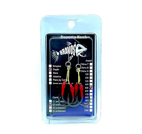 Suporte Hook 5/0 Duplo (2 unidades)