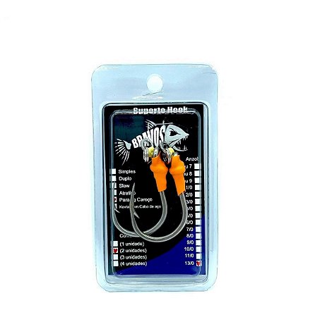 Suporte Hook 13/0 para Jig Caroço (2 unidades)