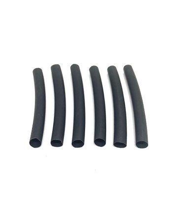 Termo Retratil 7mm Preto (40 cm)