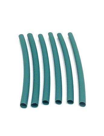 Termo Retratil 3,2mm Verde (40 cm)