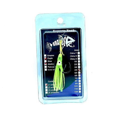 Suporte Hook 4/0 Duplo com Lula Atrativa