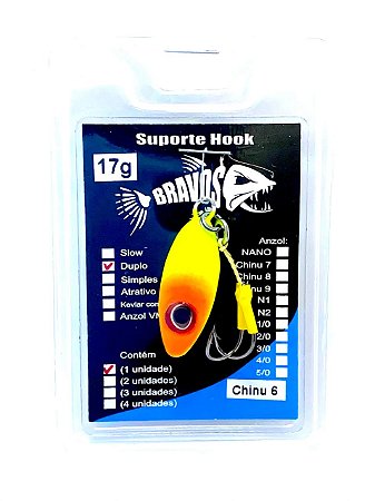 Jig 17g com Suporte Hook Chinu 6
