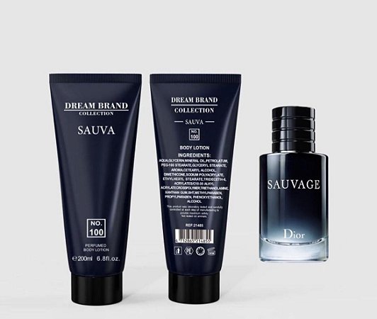 100 - Sauvage - Creme Hidratante - Dream Brand Collection 200ml