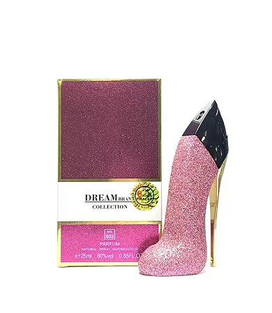 602 - Good Girl Rosa Gliter Fragrância Scandall - Brand Collection
